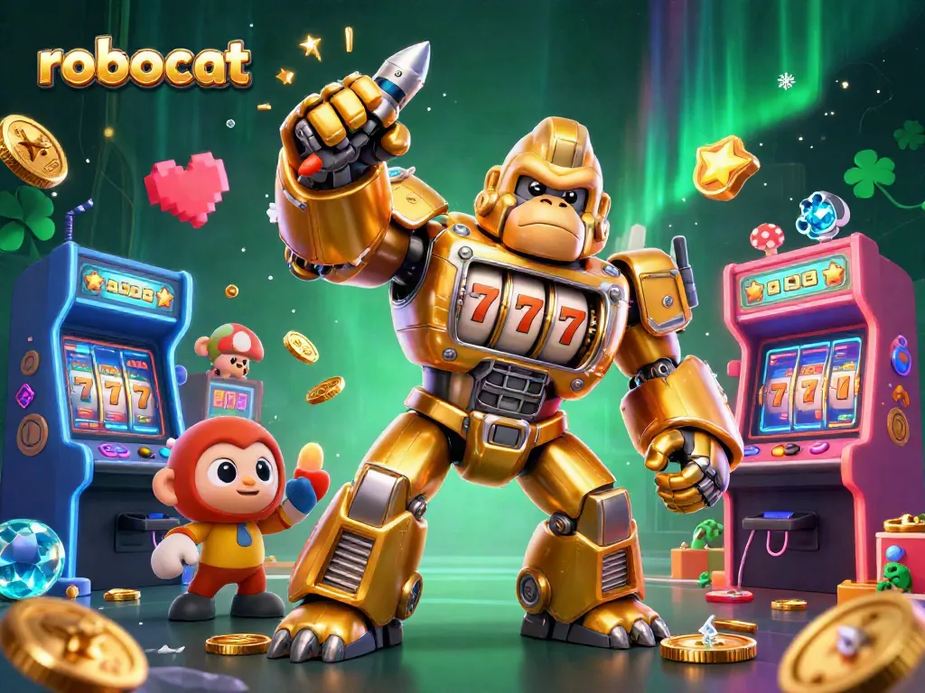 Experience the thrill of robocat's casino adventure with unique gameplay elements and vibrant visuals.